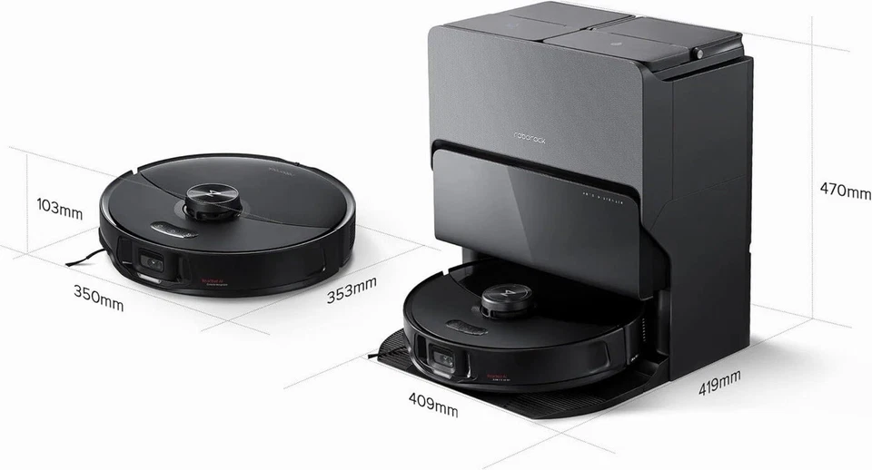 Roborock S8 MaxV Ultra Saugroboter Schwarz Wisch- & Absaugstation Neu Ovp Rechn - Bild 4 von 4