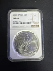 2000 S$1 Silver Eagle NGC MS69