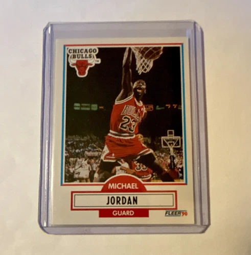 Fleer 1990-91 Michael Jordan Chicago Bulls #26 NBA Base Set Basketball Card
