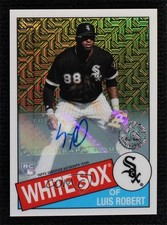 2020 Topps Silver Pack 1985 Chrome Baseball Series 2 /149 Luis Robert Auto 1l7