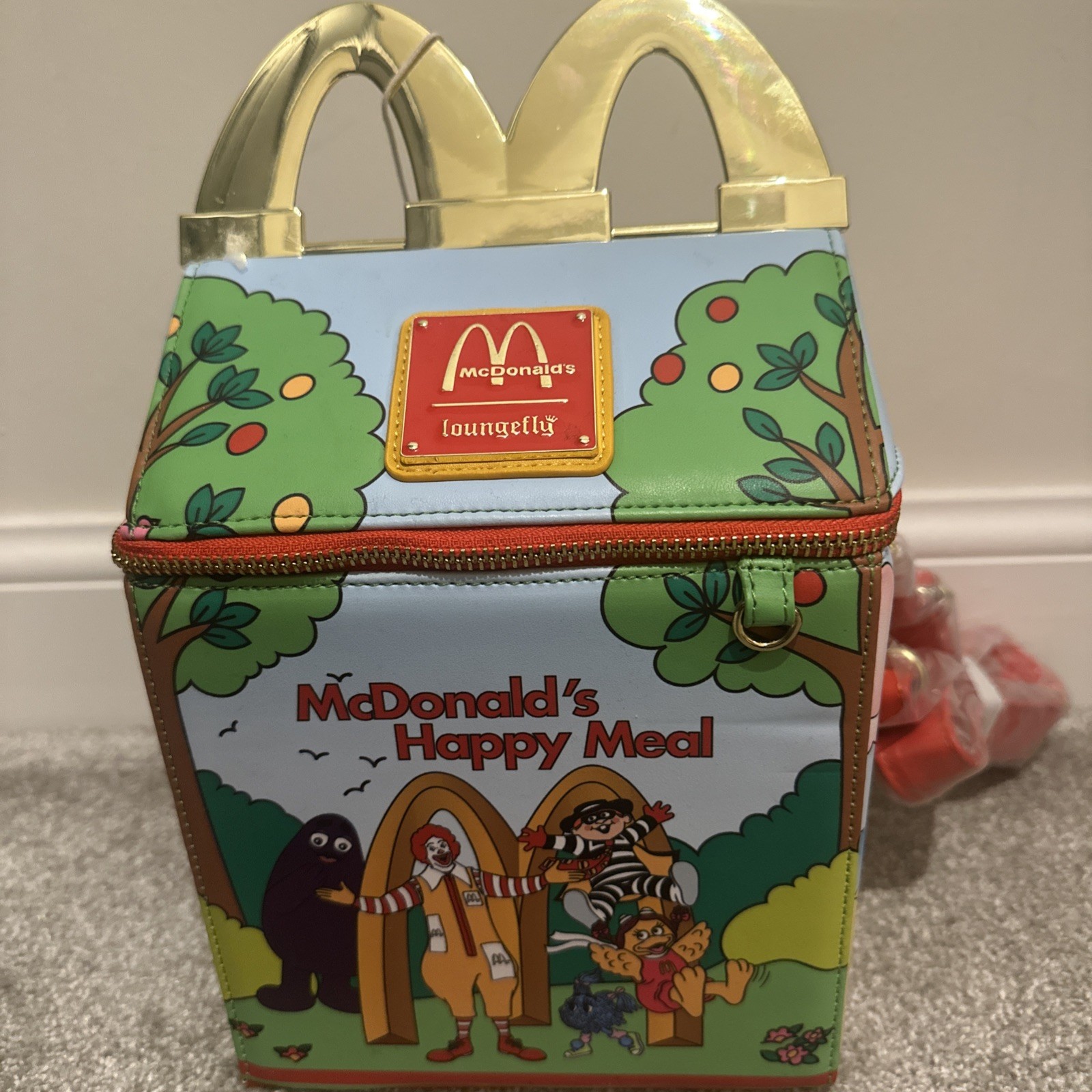 Bolso Bandolera Loungefly McDonald's Vintage Happy Meal Figura NUEVO