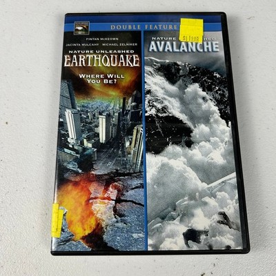 Nature Unleashed Earthquake Avalanche DVD 2009 Double Feature PG-13