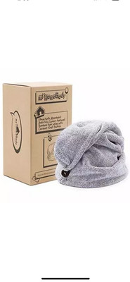Lot of 2Easy to Use Lightweight Quick-Drying Anti-Frizz Absorbent HairTowel Wrap