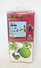 Nintendo SUPER MARIO WALL DECALS 45 Removable  Repositional Stickers RoomMates