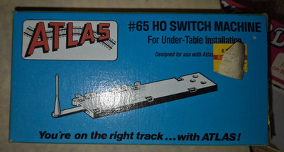 HO Atlas 65 Switch Machine NIP BE6