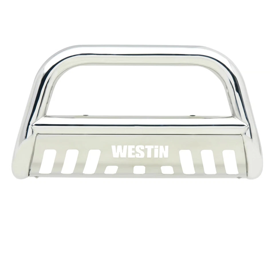 Westin 31-5240 E-Series Bull Bar-Polished Stainless Steel/Brushed Skid Plate Foto 4 de 4