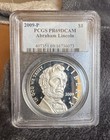 2009-P Abraham Lincoln Commemorative Silver Dollar PCGS PR69DCAM — photo 1