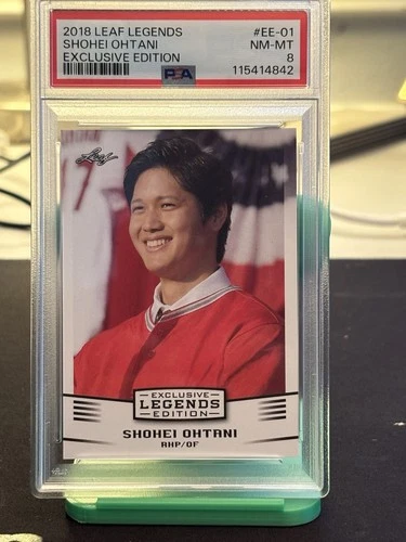 2018 Leaf Shohei Ohtani - Exclusive Editions Legends #EE-01 (RC) PSA 8