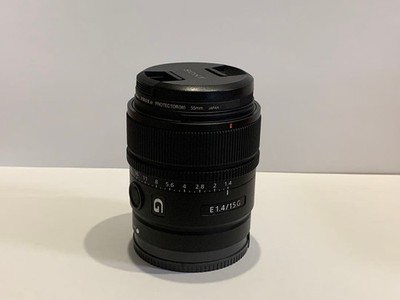 Sony E 15mm F1.4 G Black wide angle prime Lens SEL15F14G APS-C E mount Exc+++++
