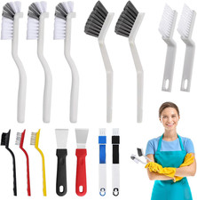15 Pcs Crevice Cleaning Brush Set - Hard Bristle Cleaning Brush Supplies, V Shap