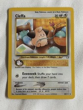 Cleffa 20/111 Neo Genesis Unlimited Pokemon Card Holo Rare on eBay