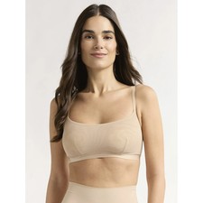 Joyspun Women's SIZE S Mesh Bralette COLOR Adobe Tan