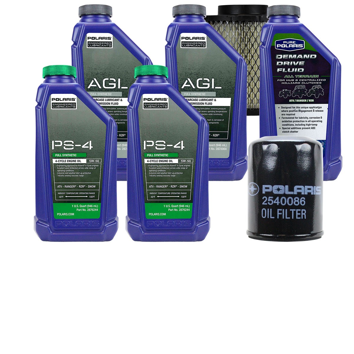 Fluid Change Kit Air Filter 2014-18 Ranger 500 570 Xp 570