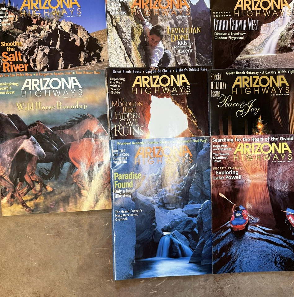 Vintage Arizona Highways Magazine Lot 23 1990s-2000s Grand Canyon Southwest - Image 4 of 4