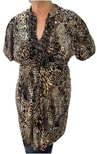 Timeless Vintage animal print dress size 20