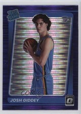 2021-22 Panini Donruss Optic Target Box Set Purple Pulsar Prizm Josh Giddey oh4