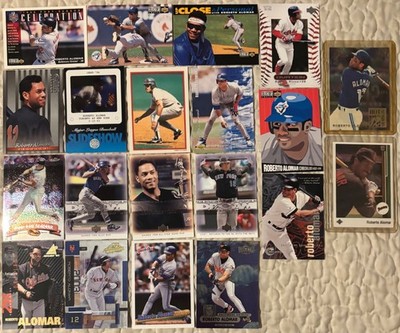 20 ROBERTO ALOMAR BASEBALL CARDS GREATEST 2ND BASEMAN OF ALL TIME? HALL OF FAMER