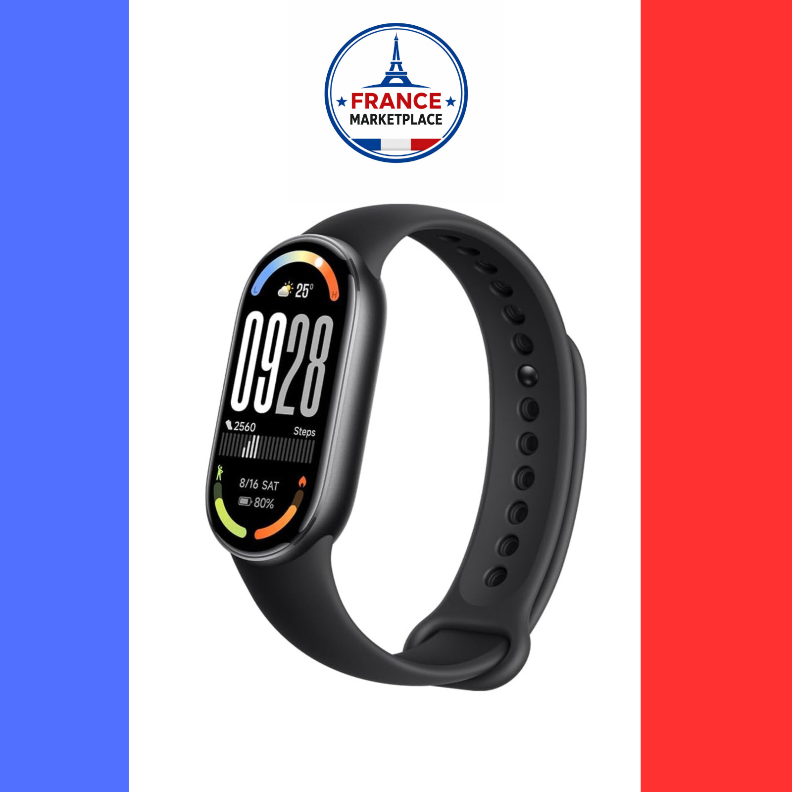 Xiaomi Smart Band 10 montre connectée sport en aluminium noir