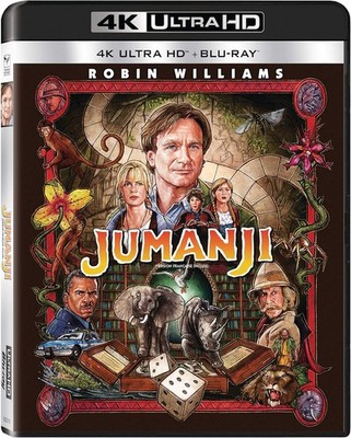 Jumanji (4K UHD/Blu-ray, Region A) Brand New Factory Sealed!