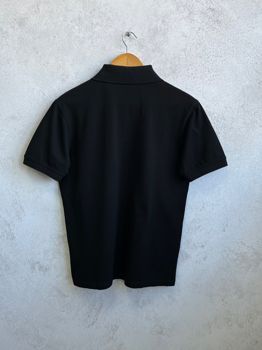 Balmain Paris Men Logo Polo T-Shirt Tee Black | eBay
