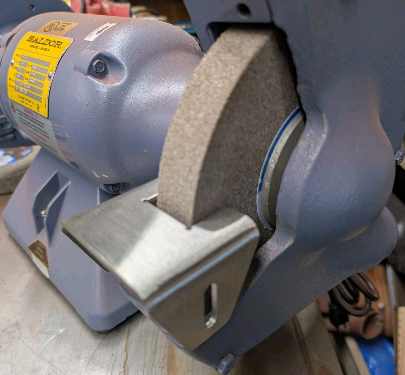 Premium Stainless Steel Tool Rest - 7" Bench Grinder | Baldor Compatible | USA