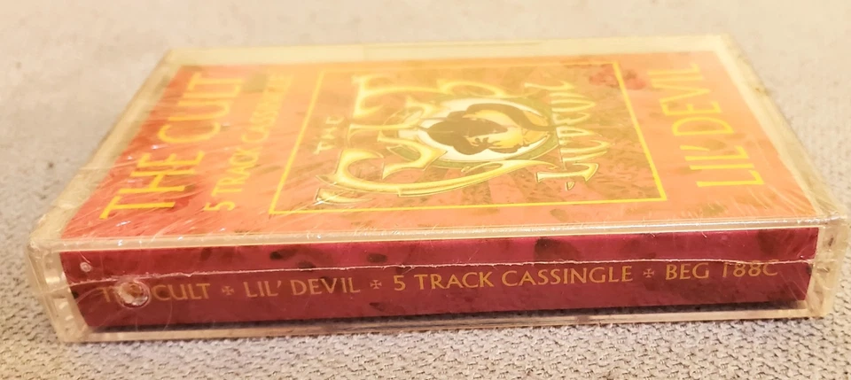 Vintage SEALED The Cult - Lil' Devil - 5 Track Cassingle Cassette 1987, BEG 188C - Image 3 of 4