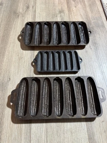 Wagner Ware Vintage Cornbread Cast-Iron Molds