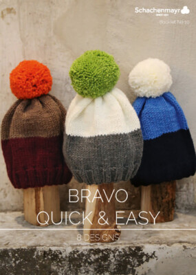 Schachenmayr Booklet - Bravo Quick & Easy - 8 Designs Anleitungen Stricken Heft
