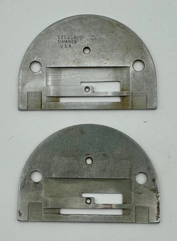 老式 Singer 缝纫机 (2) 喉针板零件 #125319 — 第 2/2 张图片