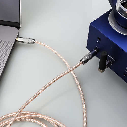 3.5mm Male to Male 7N OCC Audio AUX Cord HiFi Gold Plated Plug Stereo Cable NEW - Picture 3 of 5
