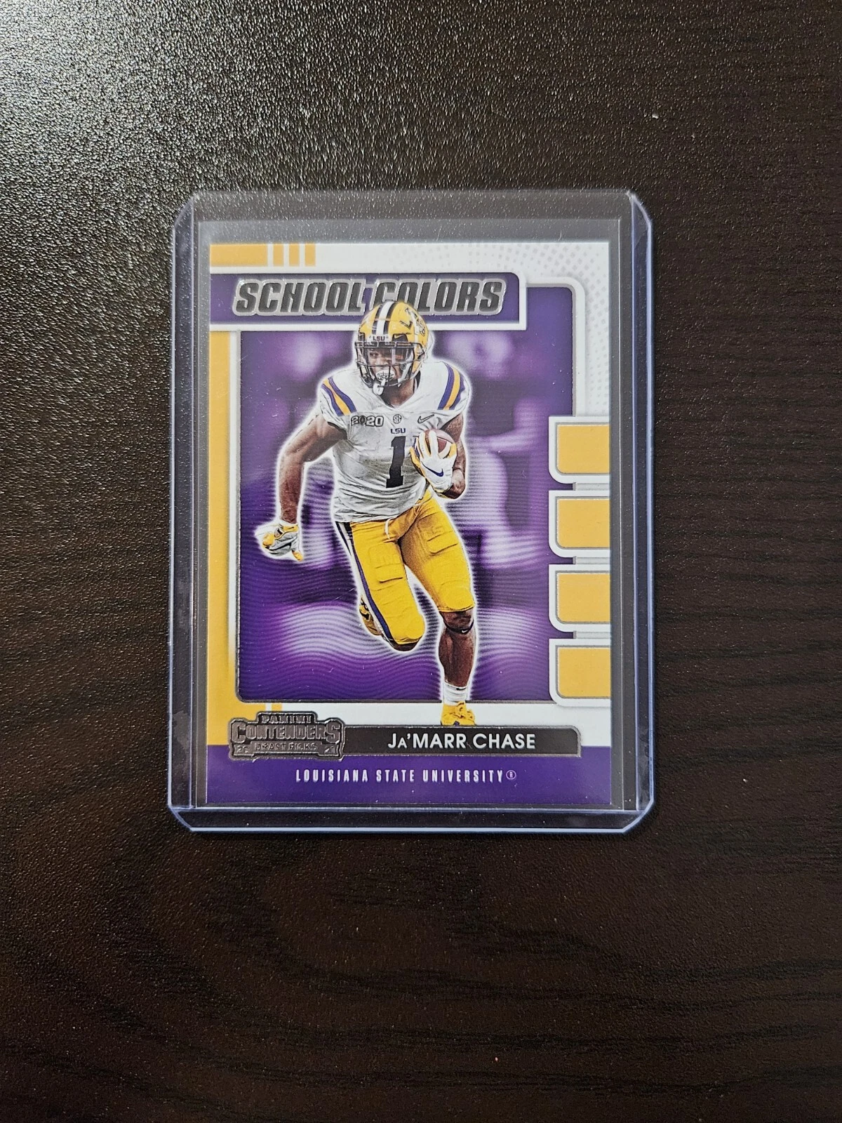 JaMarr Chase Panini Contenders Draft Picks School Colors #5 Base