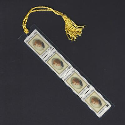Poet Edna St. Vincent Millay - Vintage Set of 4 Stamps Bookmark Unique L@@K!