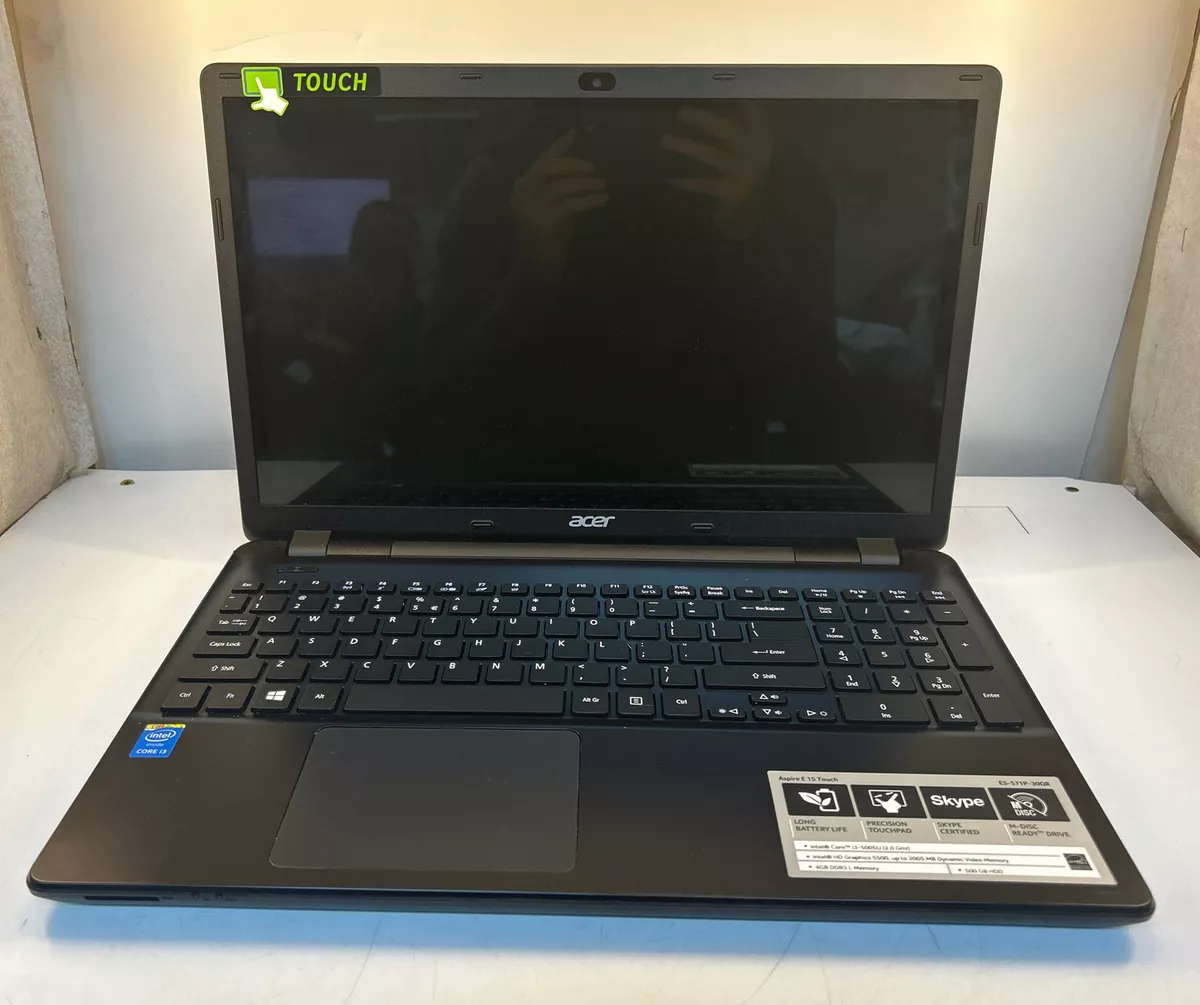 Acer Aspire E5-571 Intel Core i3-5005U 2.0GHz 4GB RAM No HDD Boot to BIOS