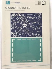 Lifestyle Crafts  "Around the World" Embossing Folders (2) - EF0040 - NEW