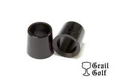 GRAIL GOLF NEW PREMIUM BLK TAPER TIP IRON FERRULES .355 .50".525OD QUALITY LOT