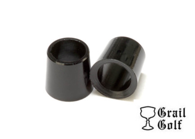 GRAIL GOLF NEW PREMIUM BLK TAPER TIP IRON FERRULES .355 .50''.525OD QUALITY LOT