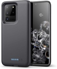 Samsung Galaxy S20 Ultra Battery Case 8500Mah Power Bank Black Charger"