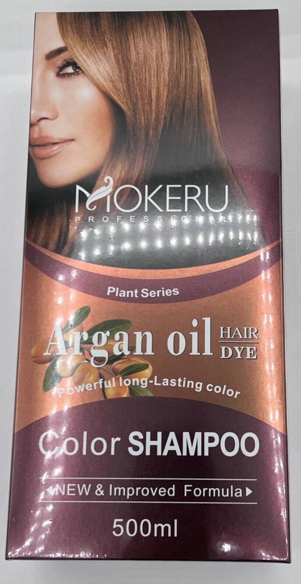 MOKERU PROFESSIONAL PLANT SERIES COLOR SHAMPOO ARAGAN OIL HAID DYE