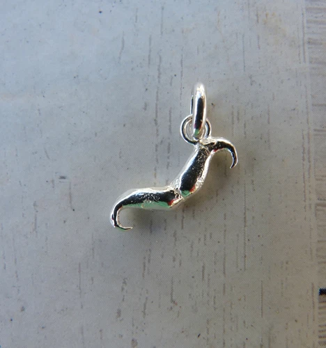 Small Mustaches, 925 Sterling Silver Pendant