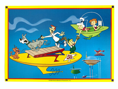HANNA BARBERA THE JETSONS ENDING CREDITS ASTRO SPACE DOG WALK