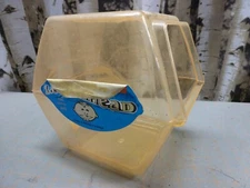 (H) VTG EMPTY Lemon Head Pan Ferrara Candy Counter Jar, Plastic Container