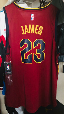 NBA Fanatics Fastbreak 2017 Cleveland Cavaliers Lebron James 23 Road Jersey  2XL