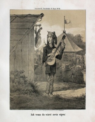 Folk Festival Music Lute Lute Player Guitar Ham Bench Singer Prosciutto