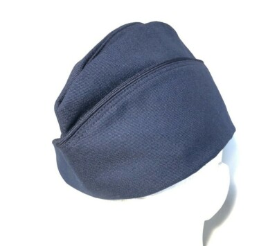 USAF CAP GARRISON MEN'S SIZE 7 ENLISTED SERVICE DRESS BLUE UNIFORM CLASS  A/B HAT | eBay