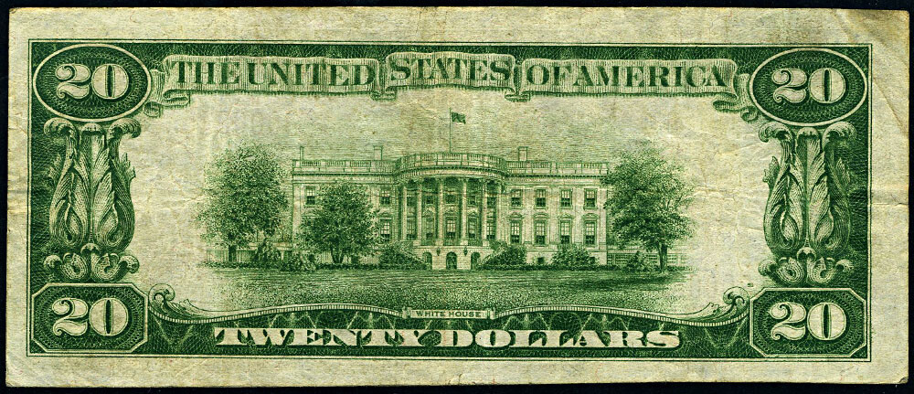 Paulding OH-Ohio $20 1929 T-1 National Bank Note Ch #5862 Paulding