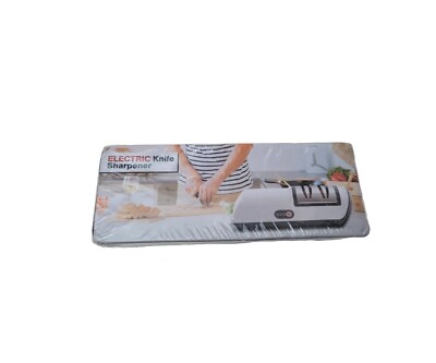 Electric Knife Sharpener 2-Speed Home Kitchen Knives Sharpening Grinder