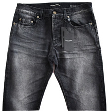     SAINT LAURENT Paris D01 M/SL-LW Black SLIM FIT LOW WAIST Jeans 29