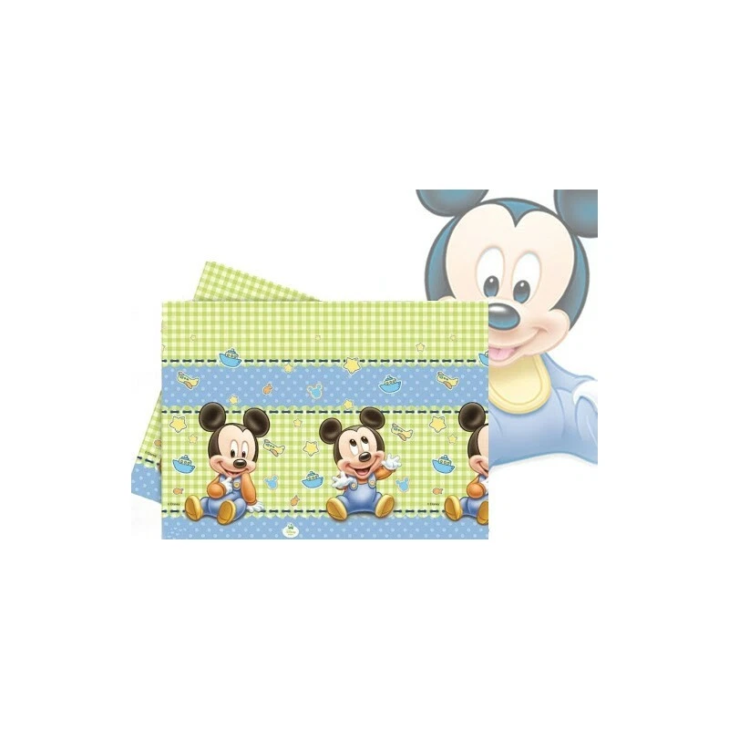 TOVAGLIA BABY MIKEY BABY MINNIE COMPLEANNO TORTE BAR GELATERIA PARTY FESTA