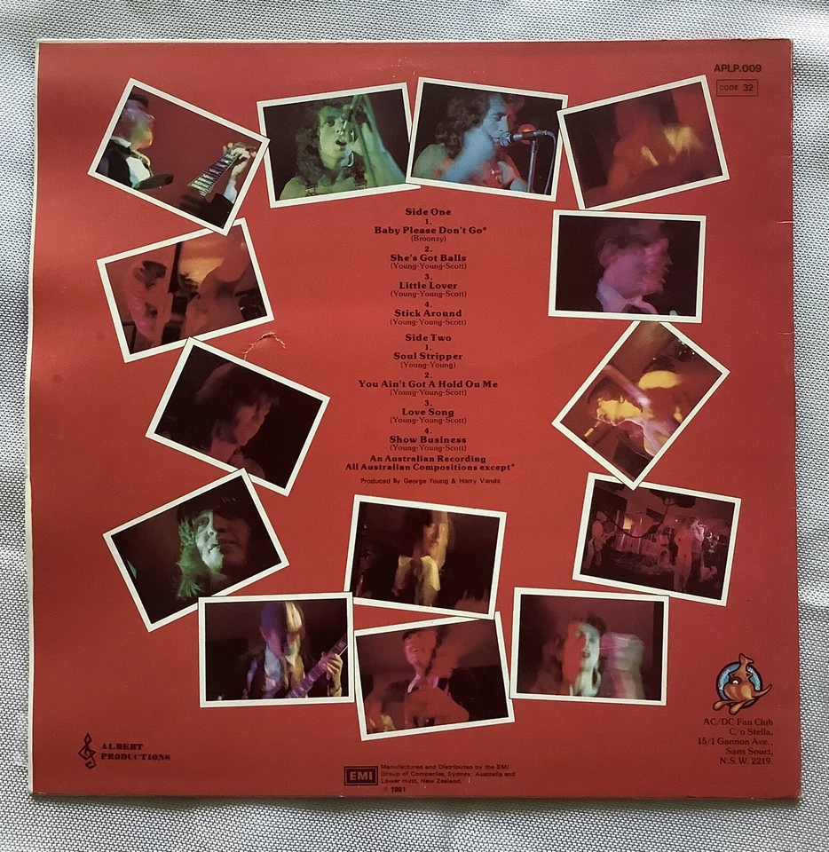 Lp AC/DC *High Voltage*Albert Production Rare New Zealand-Australia NM! Foto 2 de 4