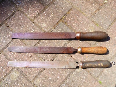 3 x Vintage Raspeln / Feilen, 12 Zoll - 2 x Python & Spearfile Restposten